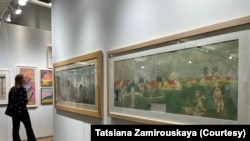 Outsider Art Fair 2023. Коллажи Генри Дарджера. Фото: Татьяна Замировская