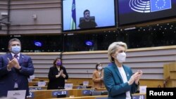 Речь Владимира Зеленского в Европарламенте