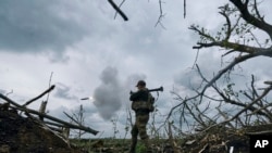 Боевые действия в Украине (архивное фото).