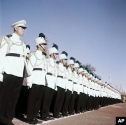 Кадеты Сирийской военной академии в Хомсе, сентябрь 1957