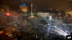 Новый год на главной площади Киева. Архивное фото.